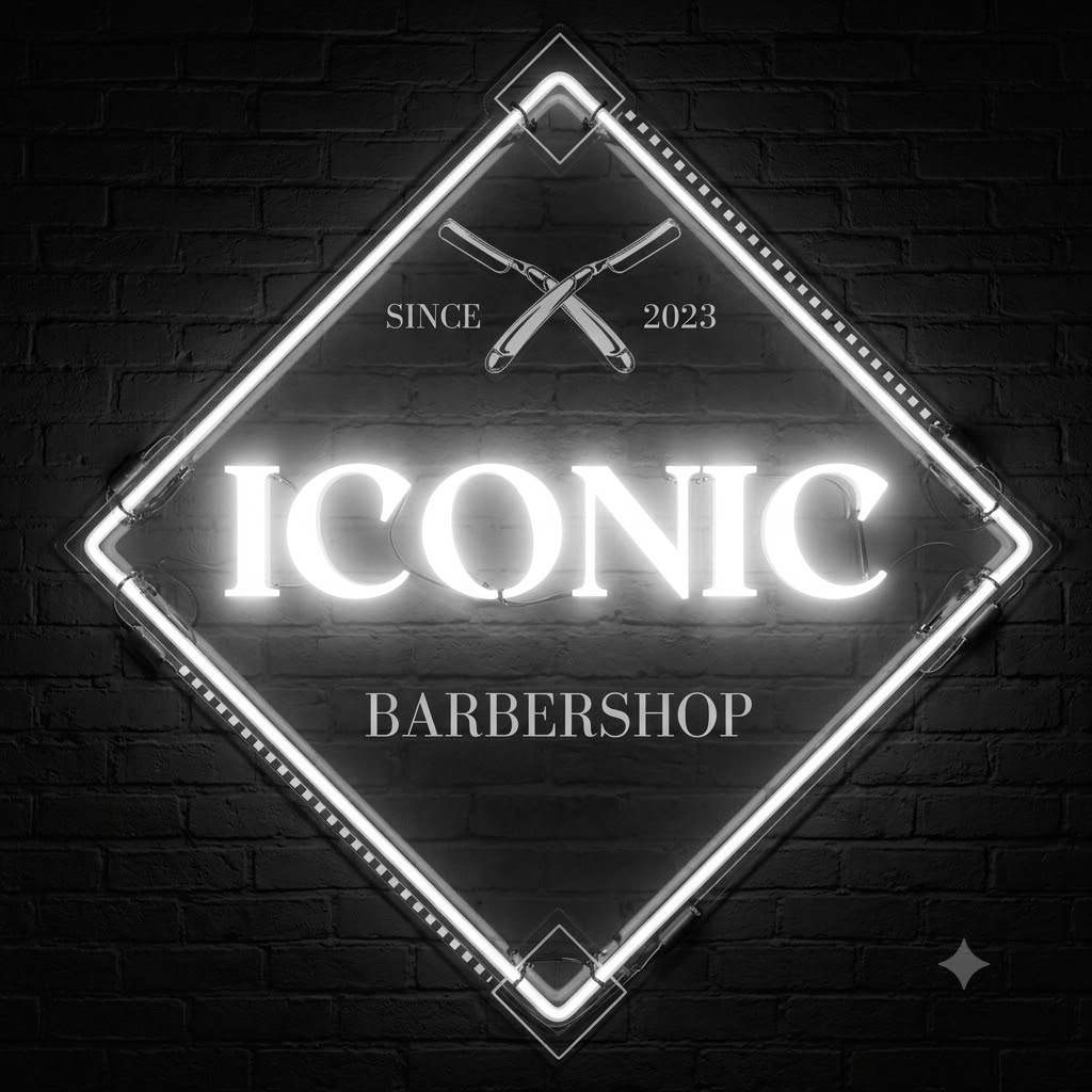 Iconic Barbershop logo